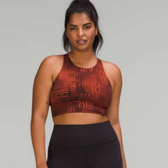 Lululemon Energy High Neck Longline Sports Bra - Size 4 - Picture 8 of 8